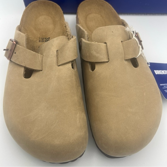 Birkenstock Boston BS Tabacco Brown Clog Shoe Size EU38 US 7-7.5 WMNS. NEW W/BOX - Picture 14 of 16